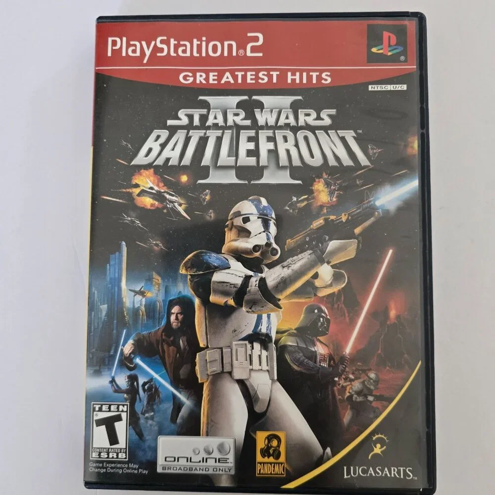 Star Wars Battlefront Greatest Hits PS2 Game Complete With Case & Manual LucasAr